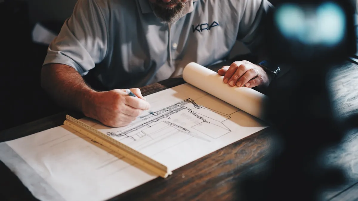 Commercial interior construction planning and cost coordination